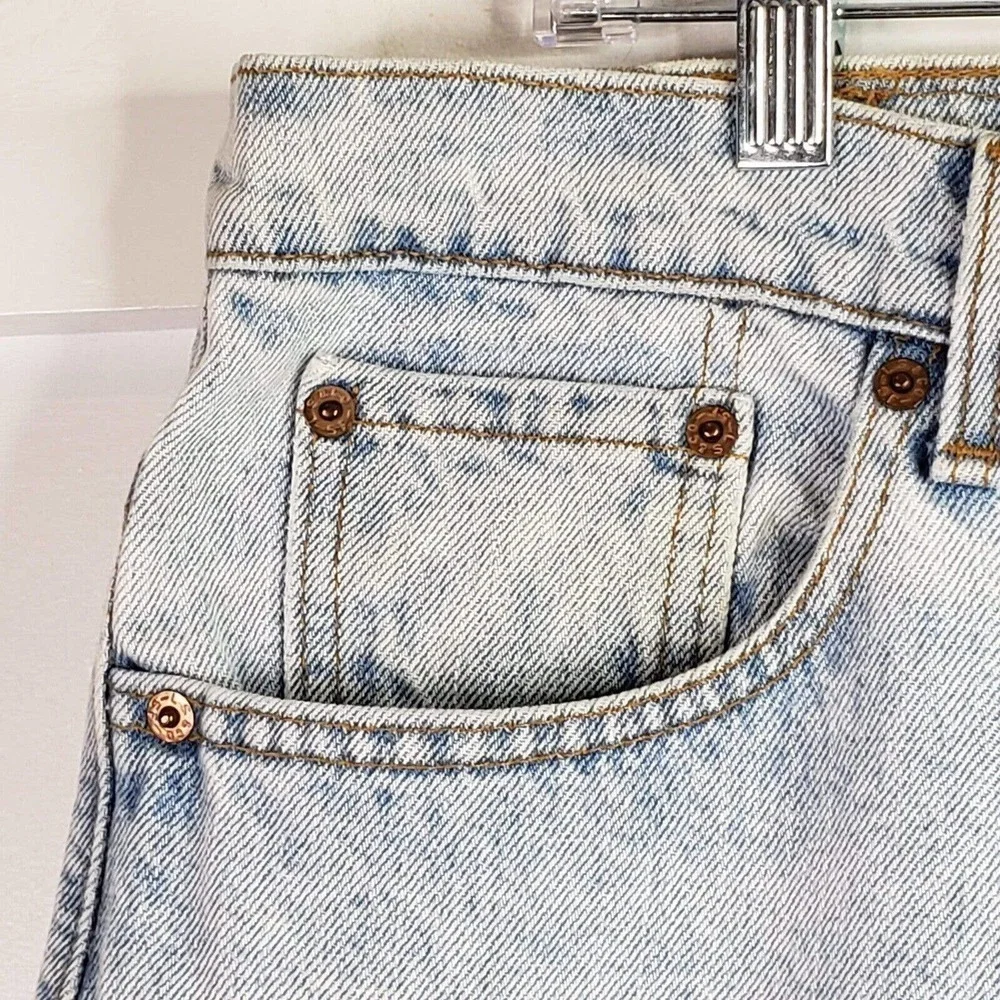Levis 550 Vintage Denim Jeans Mens 38 x 32 Blue Made In USA Relaxed Fit Y2K